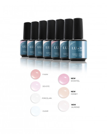 LUXIO   Build PORCELAIN   15мл    Гель для укрепления камуфлирующий молочный