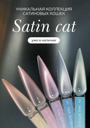 NAIL REPUBLIC   Satin CAT #139   10мл   Гель-лак кошачий глаз