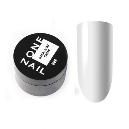 ONE NAIL   Base SNOW   50мл (шайба)   База камуфлирующая эластичная  (легкие в снятии)
