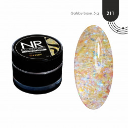 NAIL REPUBLIC   База камуфлирующая   5г (банка)   Base GATSBY   #211