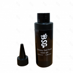 BSG   База прозрачная для проблемных ногтей   Base   Glossy Gel Fluid   100мл (бутылка)