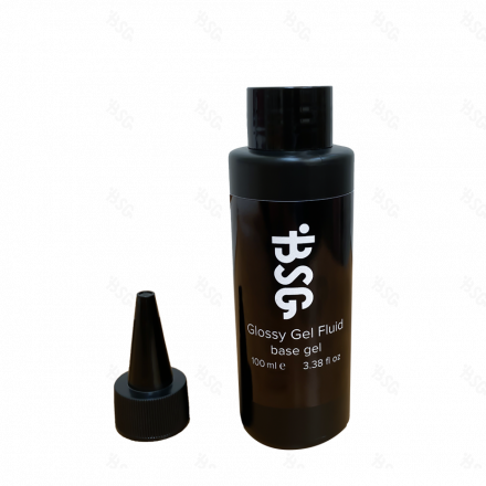 BSG   База прозрачная для проблемных ногтей   Base   Glossy Gel Fluid   100мл (бутылка)