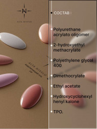 ALTA NIVELO   Гель для моделирования   Gel Gold   WHITE SHIMMER   15г
