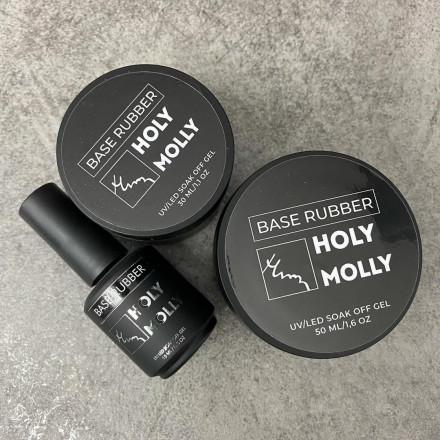 HOLY MOLLY   База прозрачная   Base   RUBBER   15мл