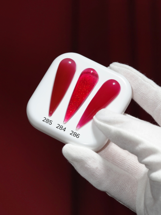 NAIL REPUBLIC   Gel RED, AND?   #284   15г   Гель  для моделирования средне-жидкий цветной