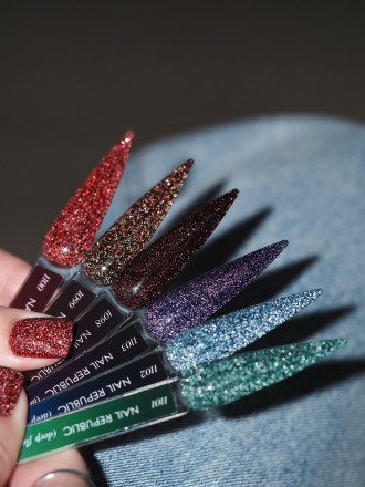 NAIL REPUBLIC   #1102 Deep Flash   10мл   Гель-лак светоотражающий