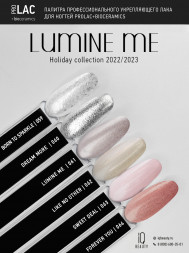 IQ BEAUTY   Лак для ногтей с биокерамикой с хлопьями Юки   12,5мл   Prolac DREAM MORE   #060