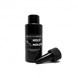 HOLY MOLLY   База прозрачная   Base   RUBBER   100мл   (бутылка)